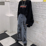 Cool Autumn Japan Brand Chic Women Cargo Pants Unisex Hip Hop Trousers Joggers High waist overalls loose casual Pants Females
