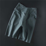 Women's Yoga Shorts Tights Sexy High Waist Sports short Quick Dry Athletic Skinny Fitness Shorts Running Workout Riding Shorts