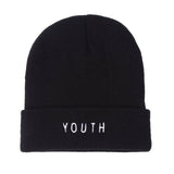 Hot Sales! YOUTH Unisex Brand Winter Hat For Men Skullies Beanies Women Men Cap Fashion Warm Knit Beanies Hat Elasticity