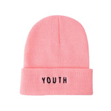 Hot Sales! YOUTH Unisex Brand Winter Hat For Men Skullies Beanies Women Men Cap Fashion Warm Knit Beanies Hat Elasticity