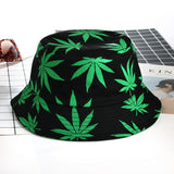 New Cotton Fishing Hat Women Men Hip Hop Cap Couple Maple Leaf Panama Bucket Hat Sun Flat Top Fisherman Hats Caps Boonie Gift