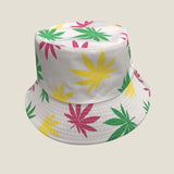 New Cotton Fishing Hat Women Men Hip Hop Cap Couple Maple Leaf Panama Bucket Hat Sun Flat Top Fisherman Hats Caps Boonie Gift