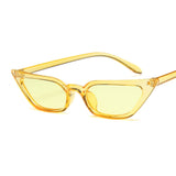 New Cateye Vintage Red Pink Sunglasses Women Brand Designer Retro Points Sun Glasses Female Superstar Lady Cat Eye