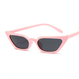 New Cateye Vintage Red Pink Sunglasses Women Brand Designer Retro Points Sun Glasses Female Superstar Lady Cat Eye