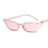 New Cateye Vintage Red Pink Sunglasses Women Brand Designer Retro Points Sun Glasses Female Superstar Lady Cat Eye