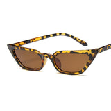 New Cateye Vintage Red Pink Sunglasses Women Brand Designer Retro Points Sun Glasses Female Superstar Lady Cat Eye