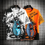 Men's T-Shirts 2020 Funny Printed Short Sleeve Tshirts year of mouse Summer Hip Hop Casual Cotton Tops Tees Streetwear