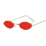 Small Frame Black Shades Round Sunglasses Women Oval Brand Designer Vintage Fashion Pink Sun Glasses Female Oculos De Sol
