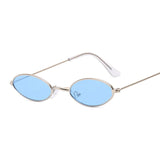 Small Frame Black Shades Round Sunglasses Women Oval Brand Designer Vintage Fashion Pink Sun Glasses Female Oculos De Sol
