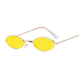 Small Frame Black Shades Round Sunglasses Women Oval Brand Designer Vintage Fashion Pink Sun Glasses Female Oculos De Sol
