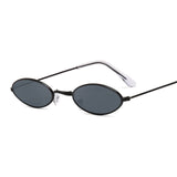 Small Frame Black Shades Round Sunglasses Women Oval Brand Designer Vintage Fashion Pink Sun Glasses Female Oculos De Sol