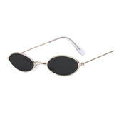 Small Frame Black Shades Round Sunglasses Women Oval Brand Designer Vintage Fashion Pink Sun Glasses Female Oculos De Sol