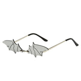 Luxury Fashion Fire Flame Sunglasses Women Rimless Wave Sun Glasses Metal Shades For Vintage Women Mirror Eyewear UV400