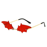 Luxury Fashion Fire Flame Sunglasses Women Rimless Wave Sun Glasses Metal Shades For Vintage Women Mirror Eyewear UV400