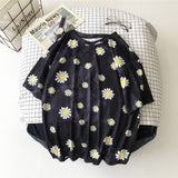 Short Sleeve T-shirts Women Tie-dye O-neck Chic Plus Size 2XL Oversize Tees Teens Womens Harajuku High Street Ulzzang Ins Tops