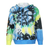 HEYounGIRL Butterfly Printed Hoodies Sweatshirt Women Casual Loose Harajuku Tie Dye Hoodie Top Long Sleeve Sweat Shirt Autumn