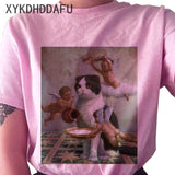 Angel T Shirt Pink Aesthetic Top