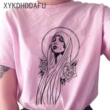 Angel T Shirt Pink Aesthetic Top