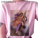 Angel T Shirt Pink Aesthetic Top