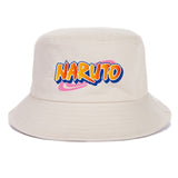 Red Cloud logo Printed Summer Hat Women Men Panama Bucket Cap The Design Flat Visor Fisherman Hat Naruto Akatsuki Anime Sun Hat