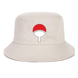 Red Cloud logo Printed Summer Hat Women Men Panama Bucket Cap The Design Flat Visor Fisherman Hat Naruto Akatsuki Anime Sun Hat