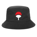 Red Cloud logo Printed Summer Hat Women Men Panama Bucket Cap The Design Flat Visor Fisherman Hat Naruto Akatsuki Anime Sun Hat