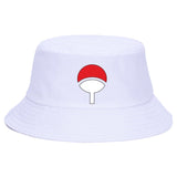 Red Cloud logo Printed Summer Hat Women Men Panama Bucket Cap The Design Flat Visor Fisherman Hat Naruto Akatsuki Anime Sun Hat