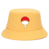 Red Cloud logo Printed Summer Hat Women Men Panama Bucket Cap The Design Flat Visor Fisherman Hat Naruto Akatsuki Anime Sun Hat