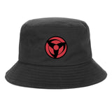 Red Cloud logo Printed Summer Hat Women Men Panama Bucket Cap The Design Flat Visor Fisherman Hat Naruto Akatsuki Anime Sun Hat
