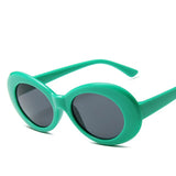 goggle  glasses oval sunglassestrendy hot Vintage