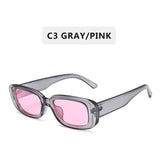 2020 New Fashion Vintage Sunglasses Women Brand Designer Retro Sunglass Rectangle Sun Glasses Female UV400 Lens Eyewears