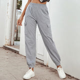Sweatpants Women Baggy Pants Women Gray Spring Wide Leg Sweat Pants Oversized Joggers Streetwear High Waisted Trousers Women