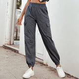 Sweatpants Women Baggy Pants Women Gray Spring Wide Leg Sweat Pants Oversized Joggers Streetwear High Waisted Trousers Women