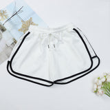 Fashion  Casual Shorts  Stretch Elastic Shorts Female