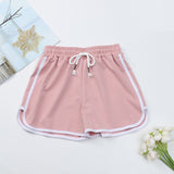 Fashion  Casual Shorts  Stretch Elastic Shorts Female