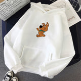 Smile Sad Face oversized Sweatshirt Women  Korean Streetwear for women clothes Hip Hop Line Print Sport swear Tops Hoodies