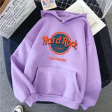 pink oversized hoodies women Letter Printed Sweatshirt Women Warm Streetwear Pullovers Punk Graphic Thicken Hoodies