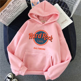 pink oversized hoodies women Letter Printed Sweatshirt Women Warm Streetwear Pullovers Punk Graphic Thicken Hoodies
