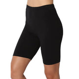 Sweatshorts Women Sport Solid Mid Thigh Stretch Cotton Span High Waist Active Short Leggings Plus Size Bicker Shorts Шорты @35