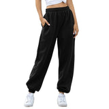 Women Sweatpants Baggy Sports Gray Pants 2020 Casual Joggers Wide Leg Oversized Streetwear High Waisted Trousers Women