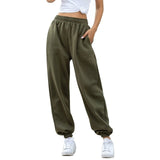 Women Sweatpants Baggy Sports Gray Pants 2020 Casual Joggers Wide Leg Oversized Streetwear High Waisted Trousers Women