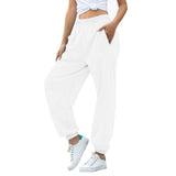 Women Sweatpants Baggy Sports Gray Pants 2020 Casual Joggers Wide Leg Oversized Streetwear High Waisted Trousers Women