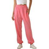 Women Sweatpants Baggy Sports Gray Pants 2020 Casual Joggers Wide Leg Oversized Streetwear High Waisted Trousers Women