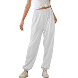 Women Sweatpants Baggy Sports Gray Pants 2020 Casual Joggers Wide Leg Oversized Streetwear High Waisted Trousers Women
