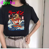Totoro Harajuku Ullzang T Shirt Women Studio Ghibli Kawaii T-shirt Miyazaki Funny Cartoon Tshirt spirited away Top Tees Female