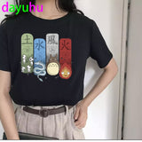 Totoro Harajuku Ullzang T Shirt Women Studio Ghibli Kawaii T-shirt Miyazaki Funny Cartoon Tshirt spirited away Top Tees Female