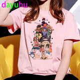 Totoro Harajuku Ullzang T Shirt Women Studio Ghibli Kawaii T-shirt Miyazaki Funny Cartoon Tshirt spirited away Top Tees Female