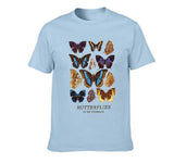 VIP HJN Butterfly T Shirt Aesthetic Cotton T Shirt Women Harajuku Graphic Tees Shirt Sun Flower Butterfly Women's T-shirt