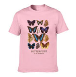 VIP HJN Butterfly T Shirt Aesthetic Cotton T Shirt Women Harajuku Graphic Tees Shirt Sun Flower Butterfly Women's T-shirt