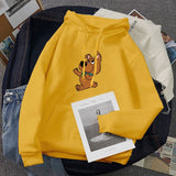 Hoodies & Sweatshirts Fashion Women's Casual Long Sleeve Printed Hooded Character Pullover Sweatshirt Tops свитшот женский #5
